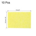 thumbnail image 2 of Unique Bargains Soldering Sponge 51x35.3x1.6 mm for Iron Tips Cleaner, Rectangle Yellow 10pcs, 2 of 3