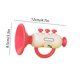 thumbnail image 3 of Trompeta de juguete para niños, instrumento musical para bebés, cuerno de soplado, material ABS amigable, seguro, bordes suaves, promueve la capacidad pulmonar y el entrenamiento auditivo., 3 of 5