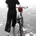 thumbnail image 3 of DEBGFS Bike Handlebar Bag Bicycle Storage Bag with Shoulder Strap Rain Cover,Red, 3 of 7
