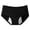 Black, variant on PEXLYCLU Womens Leak Proof Underwear Washable Teen Period Underwear Tween Period Underwear Period Panties for Teens Teen Girls Period Underwear Cotton Brief Panties, Complexion M