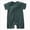 A12-Dark Green, variant on Infant Boy Romper Baby Boys Solid Color Bodysuit Toddler Ruffle Jumpsuit Shirts Casual Tops Baptism Shirt 6-12 Months 12-24 Months 2t 3t 4t 5t 6t 7t 8t 9t Children 0-3 Months