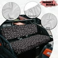 thumbnail image 6 of FKELYI UTV Seat Cover Powersports Seats Covers Dustproof Mule Bench Seat Cover Compatible with Mule SX Black Asterism Moon Star Print Washable Interior Decor, 6 of 7