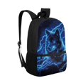 thumbnail image 2 of Jeiento Wolf Backpack for Boys 8-10 10-12 School Bags Elementary Middle School Bookbag Girls Back Pack Purse Kids Daycare Satchel Bag 17inch Children Daypack Blue, 2 of 6
