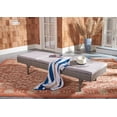 thumbnail image 3 of SAFAVIEH Outdoor Collection Cam Chaise Sunlounger Grey/Grey, 3 of 12