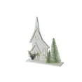 thumbnail image 1 of Led White Wooden Church 13.78", 1 of 3