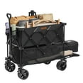 thumbnail image 2 of 400L Foldable Wagon Cart with All-Terrain Wheels, 350LBS Capacity, Extra Long 52" Handle - Heavy Duty Collapsible Utility Cart for Camping, Beach, Grocery, 2 of 11