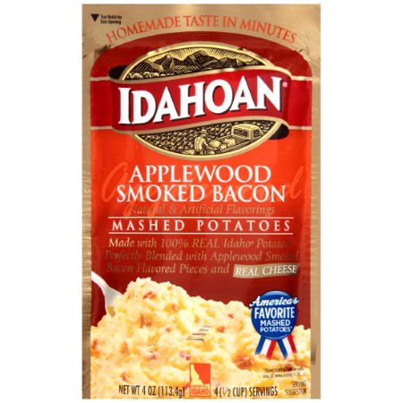Idahoan, Mashed Potatoes, Applewood Smoked Bacon