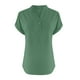 thumbnail image 5 of Top boho,Camiseta de cuello en V para mujer, blusa informal holgada, mezcla de algodón y lino, manga larga para uso diario, sopatenor, 5 of 9