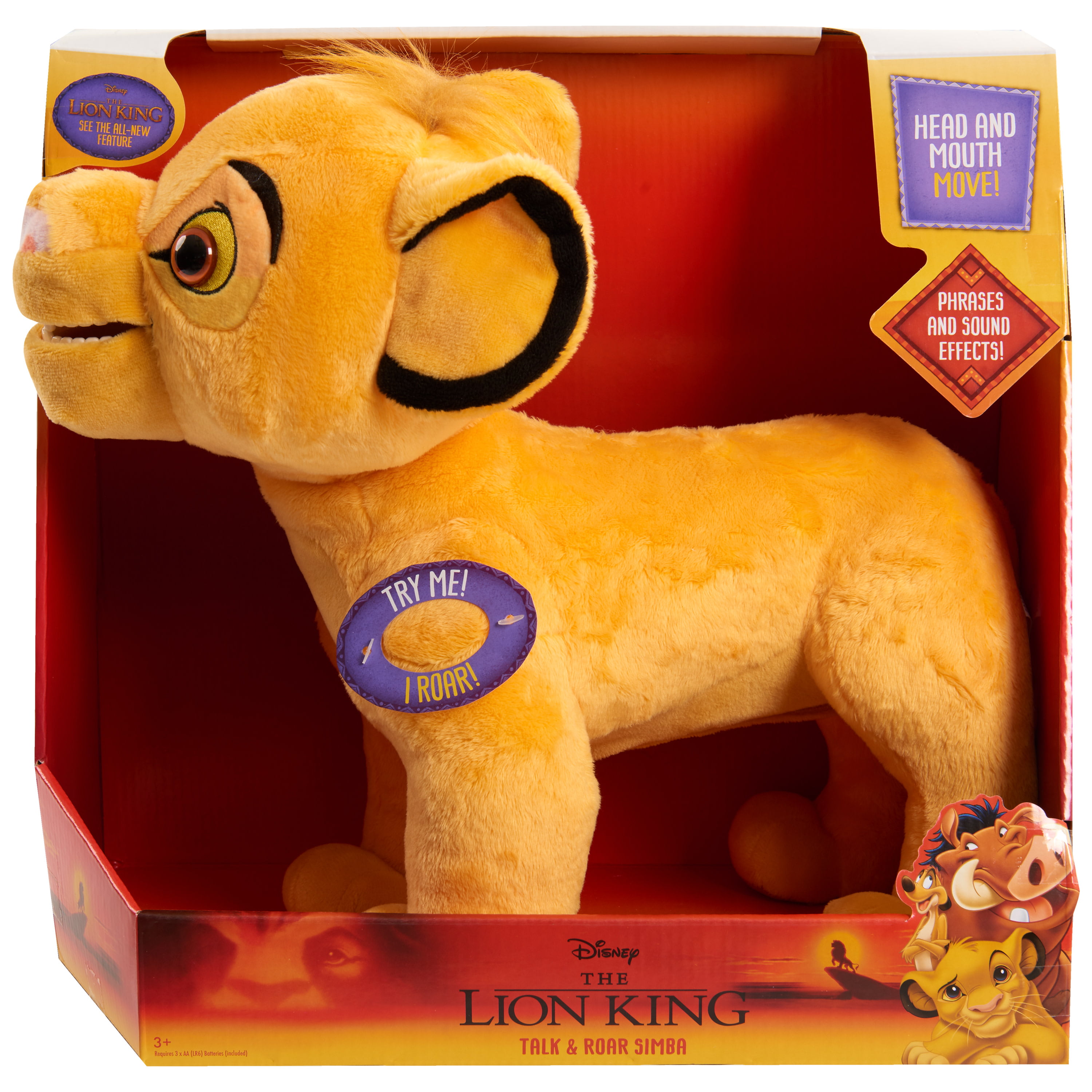 moving lion toy
