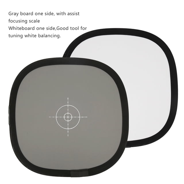Suministros de estudio de práctica de lentes automático /manual PU, 18% de equilibrio doble gris neutro para la cámara slr digital