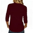 thumbnail image 4 of Youpwaven Women's 250th Anniversary USA T-Shirt, Patriotic We The People 1776-2026 Graphic Top, Casual 3/4 Sleeve Crew Neck Festive Apparel, 4 of 4
