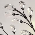 thumbnail image 5 of 110-120V Retro Classic Branches Crystal Black Chandelier Vintage Ceiling Pendant Lamp Black, 5 of 9