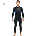 thumbnail image 2 of maskred Combinaison de Plongée Haute Efficacité Résistant au Froid Matériel Nylon Maillots de Bain Peau Amicale Facile à Porter Combinaison Chemise Classique Col Rond Hommes Bleu Foncé XL, 2 of 6
