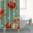 thumbnail image 4 of Pioneer Flower Floral Print Pattern Shower Curtain 72"x72" ,Bathroom Decorative Shower Curtains Set with 12 Hooks,Modern Waterproof Washable Shower Curtain, 4 of 6