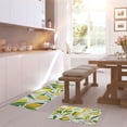 thumbnail image 2 of 2 Pieces Lemon Kitchen Rugs Set Kitchen Mats Non Slip Rubber Backing Area Rug Lemon Doormat Washable Indoor Outdoor Floor Mats Country Kitchen Decor, 17'''' x 30'''', 17'''' x 47'''', 2 of 6