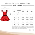 thumbnail image 7 of TiaoBug Toddler Girls Polka Dots Tutu Dress Birthday Party Gown Halloween Fancy Dress Red 4-5, 7 of 7