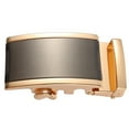 thumbnail image 2 of Slide Click Buckle Automatic Leather Belt Buckle Belt Buckle Replacement for Men, 2 of 10