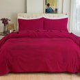 thumbnail image 2 of Mocassi Soft Soft 4-Piece Sheet Set - Deep Pocket Fitted Sheet, Soft, Cozy, Warm and Anti-Pill Flannel Sheets - Cali King, Burgundy, 2 of 4