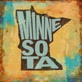 thumbnail image 3 of Minnesota 20x20 Black Modern Framed Museum Art Print Titled - Art Licensing Studio, 3 of 5
