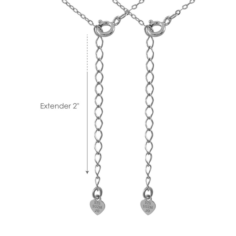 Sterling Silver Necklace Extender Set of 2 | Sterling Forever