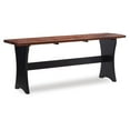 thumbnail image 4 of Riverbay Furniture Kerry Planked Solid Wood Dining Nook Set in Black, 4 of 23