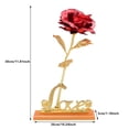 thumbnail image 4 of YWIYIUD 3PCS Colorful Rose Flower Gift, 12inch Mother's Day Birthday Gifts for Women, Mother's Day Wedding Anniversary Flowers Gifts for Mom from Daughter Son, Artificial Flower Gift Home Table Decor, 4 of 10