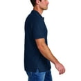 thumbnail image 4 of Gildan Short Sleeve Pique Polo Men's Shirt - 100 Cotton, Navy, Sizes S-3XL, Embroidery Suitable, 4 of 5
