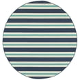thumbnail image 1 of Oriental Weavers Méridien 7'10" Rond Tapis Tissé à la Machine en Bleu, 1 of 1