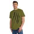 thumbnail image 3 of Effete Feline Claw Marks Scratch Organic Unisex Classic T-Shirt, 3 of 4