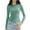 a-Green36281, variant on VNKIDY Women's Solid Color Long Sleeve T Shirts Crewneck Slim Fit Stretchy Basic Tees For Casual Daily Outdoor Activities Stylish Tops