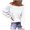 White, variant on IROINNID Womens Sweater Off-The-Shoulder Pullover Sweater Solid Color Casual Short Length Long Sleeve Shirt Sweater Tops
