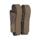 thumbnail image 2 of Bolsita doble para cargador de 9 mm, bolsa para cargador de airsoft tipo K, cinturones MOLLE (gris), 2 of 7