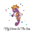 thumbnail image 2 of Animal Wall Decals for Boy's Bedroom - Purple Seahorse Cowboy Wall Sticker Decal With Easy Installation Instructions Kid's Bedroom Decal Wall Sticker - Size: 30 In x 30 In, 2 of 5