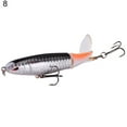 thumbnail image 2 of SPRING PARK Hard Bait Lifelike Artificial with Bright Colors 3D-eyes Fishing Lure ABS Plastic Treble Hook, 2 of 7
