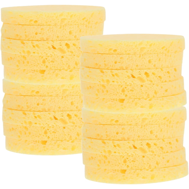 Shisuyan Humidity Keeping Sponges Skin Tone 50Pcs 2.36X2.36X0.31in