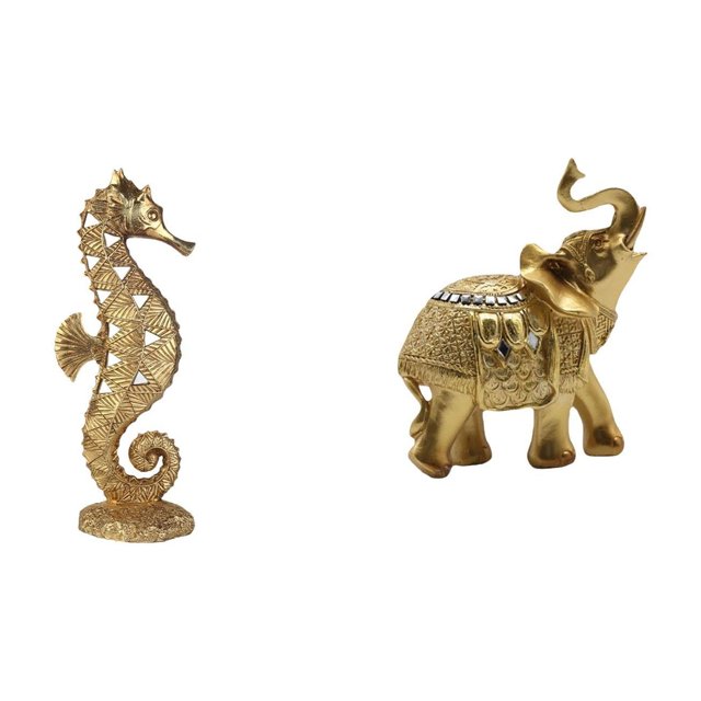 Estatua de resina,Estatua de resina para decoración del hogar,manualidades,oro,Escultura de oro,figura de resina,regalos decorativos,Figura de escritorio,Estante de estatua de elefante para