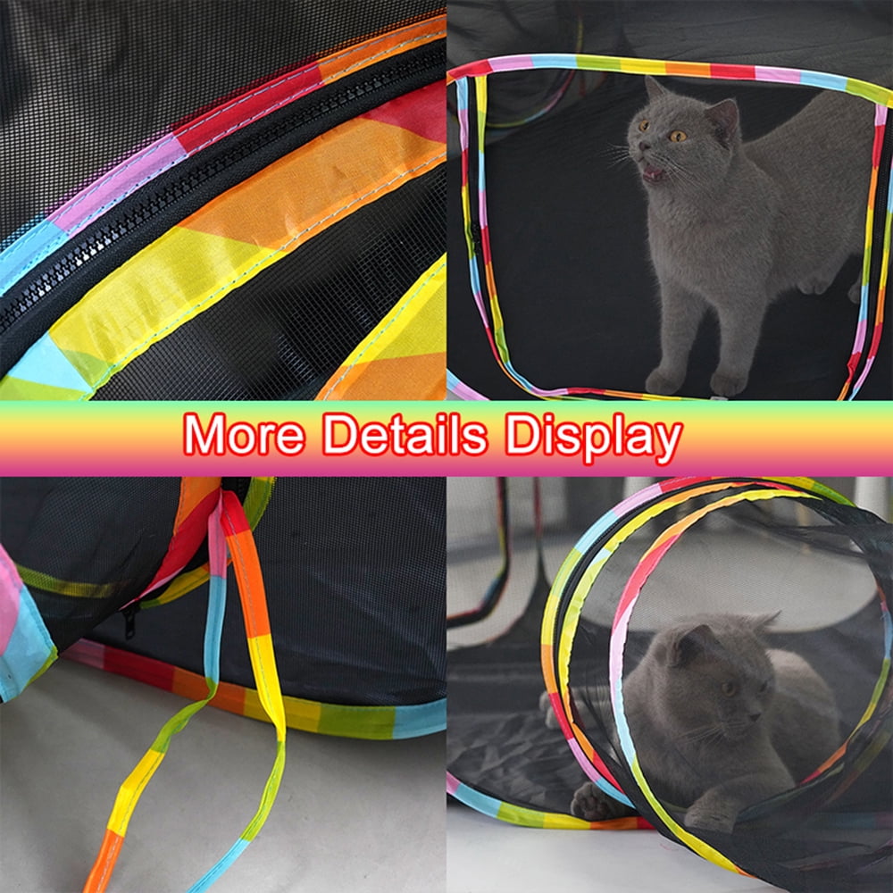 Enclosure,With Portable Playpen Animals Indoor Outdoors Playpen Tunnel Playpen Playpen Outdoors Cat