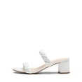 thumbnail image 5 of DREAM PAIRS Women's Two Braided Strap Low Heels for Women Open Toe Block Chunky Heels Sandals Holiday Party Wedding Dress Pumps Shoes, 5 of 7