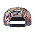 thumbnail image 2 of Zufioo Vibrant Leopard In Flowers Print Flat Brim Baseball Cap, Sun Protection, Sweat Absorption, Adjustable Sports Cap, Suitable for Men and Women in All Seasons, 2 of 7