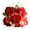 Red, variant on Cheers US 3Packs Springs Flowers Artificial Silk Peony Bouquets Wedding Home Decoration