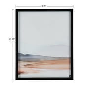 DesignOvation 8x10 Linear Black Decorative Tabletop Picture Frame