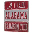thumbnail image 2 of Alabama Crimson Tide 14'' x 14'' Team Planked Wood Sign, 2 of 4