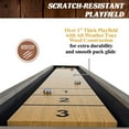 thumbnail image 3 of 11 ft Aurora Outdoor All-Weather Shuffleboard Table, All Acessories Included, By Barrington Billiards, 3 of 8