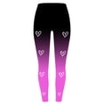 thumbnail image 4 of Dwaogom Fashion Womens Christmas Printing Stretch Leggings Fitness Running Gym Sports Full Length Active Pants Tummy Control Leggings Maternity Thermal Leggings, 4 of 5
