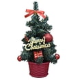 thumbnail image 2 of Xihbxyly Ofertas Prime Mini Árboles de Navidad Artificiales, Juego de Árbol de Navidad para Decoración de Escritorio, Árbol de Navidad de Mesa, para Decoraciones de Mesa Navideñas, 2 of 7