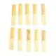 thumbnail image 3 of 10Pcs Saxophone Eb Clarinet Reeds Strength 2 Robust Professional Sax Eb Clarinet Reed Set Wood Color Number 2, 3 of 5