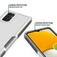 thumbnail image 3 of Xhy Samsung Galaxy A15 5G Case with Screen Protector Military Grade Double Layer Drop Resistant Durable for Galaxy A15 5G Phone - White Grey, 3 of 9