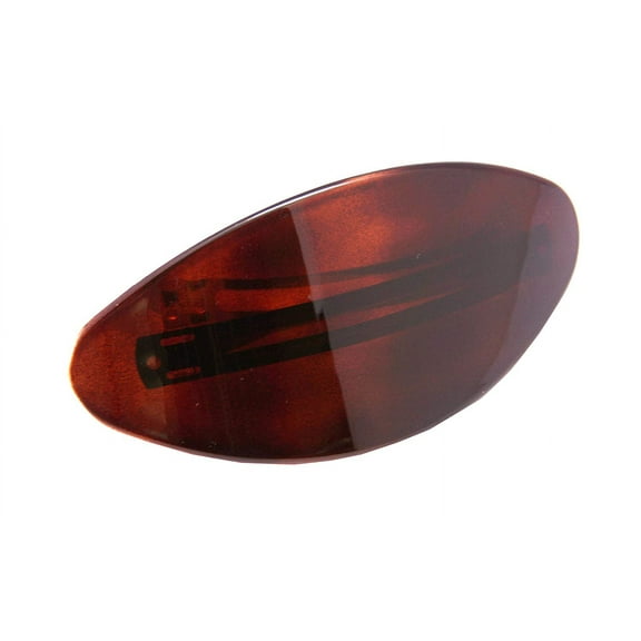 Parcelona French Oval Extra Large Tortoise Shell Automatic Hair Clip Barrette