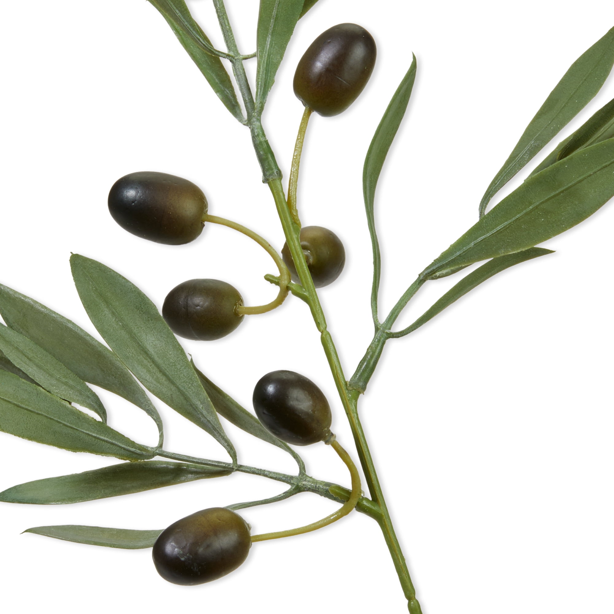 (2 pack) Mainstays Artificial Green Olive Mini Fruit Pick 6 inch x 8.7 inch