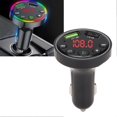 thumbnail image 5 of Car Charger Adapter Usb Charging Mp3 Wireless Bluetooth 5.0 Fm Transmitter With Led Display compatible Cars_Perfect Gift, 5 of 5